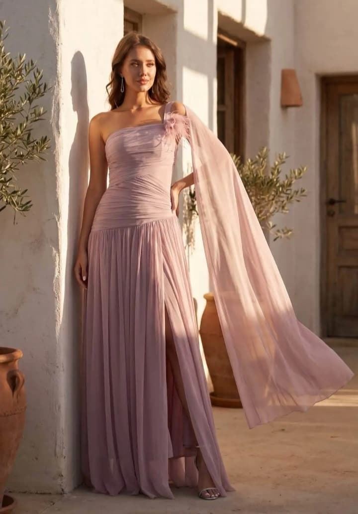 VESTIDO FANI ROSA - Imagen 1
