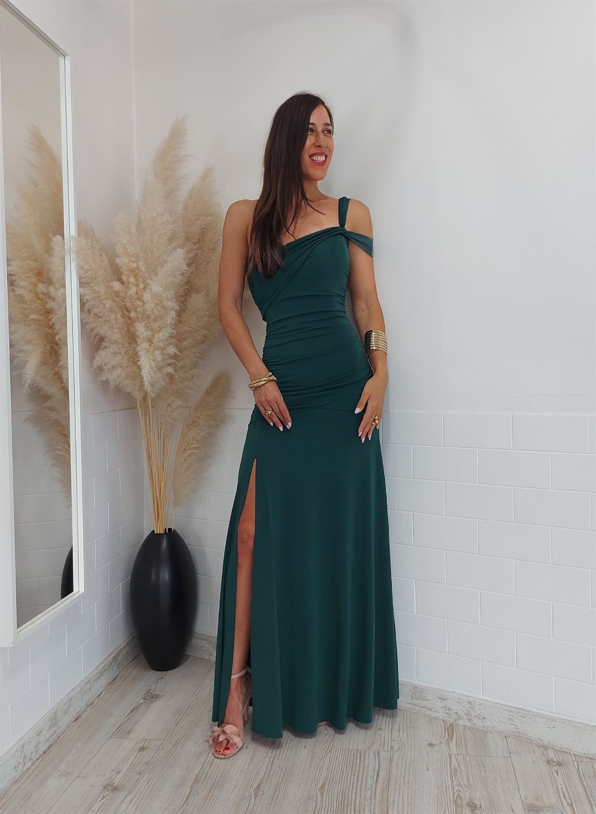 VESTIDO FLORENCIA BOTELLA - Imagen 1