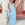 VESTIDO GALA AZUL CELESTE - Imagen 1