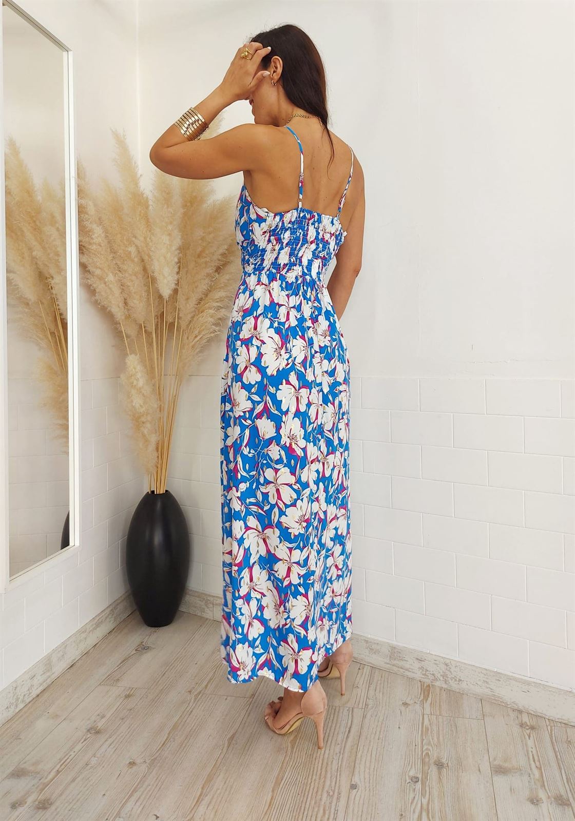 VESTIDO GOLDEN AZUL - Imagen 3