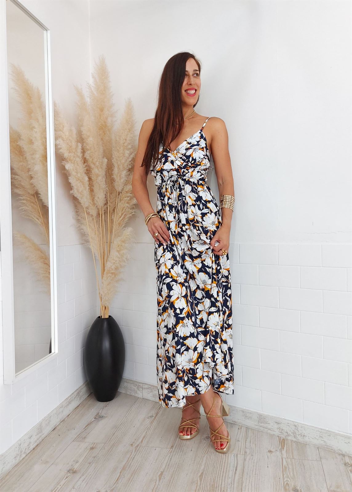 VESTIDO GOLDEN MARINO - Imagen 3