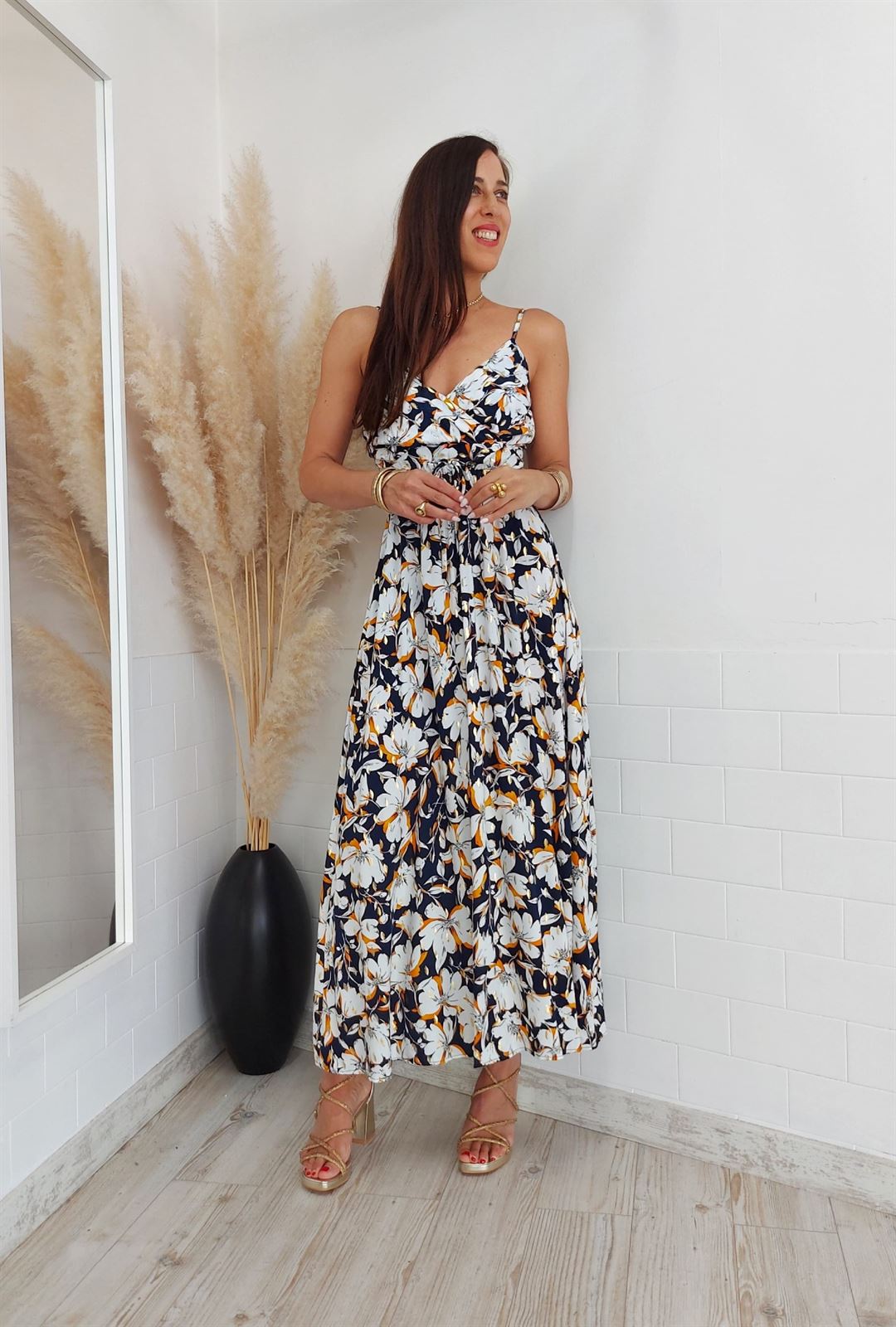VESTIDO GOLDEN MARINO - Imagen 5