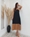 VESTIDO HALTER BICOLOR NEGRO - Imagen 2