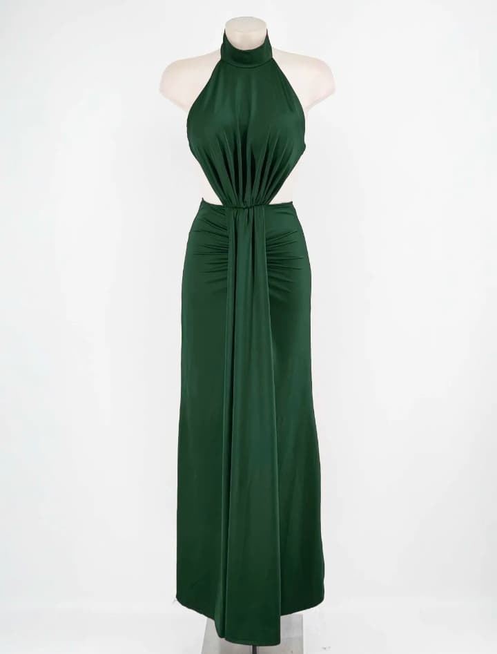 VESTIDO IDOIA VERDE - Imagen 1