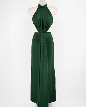 VESTIDO IDOIA VERDE - Imagen 1