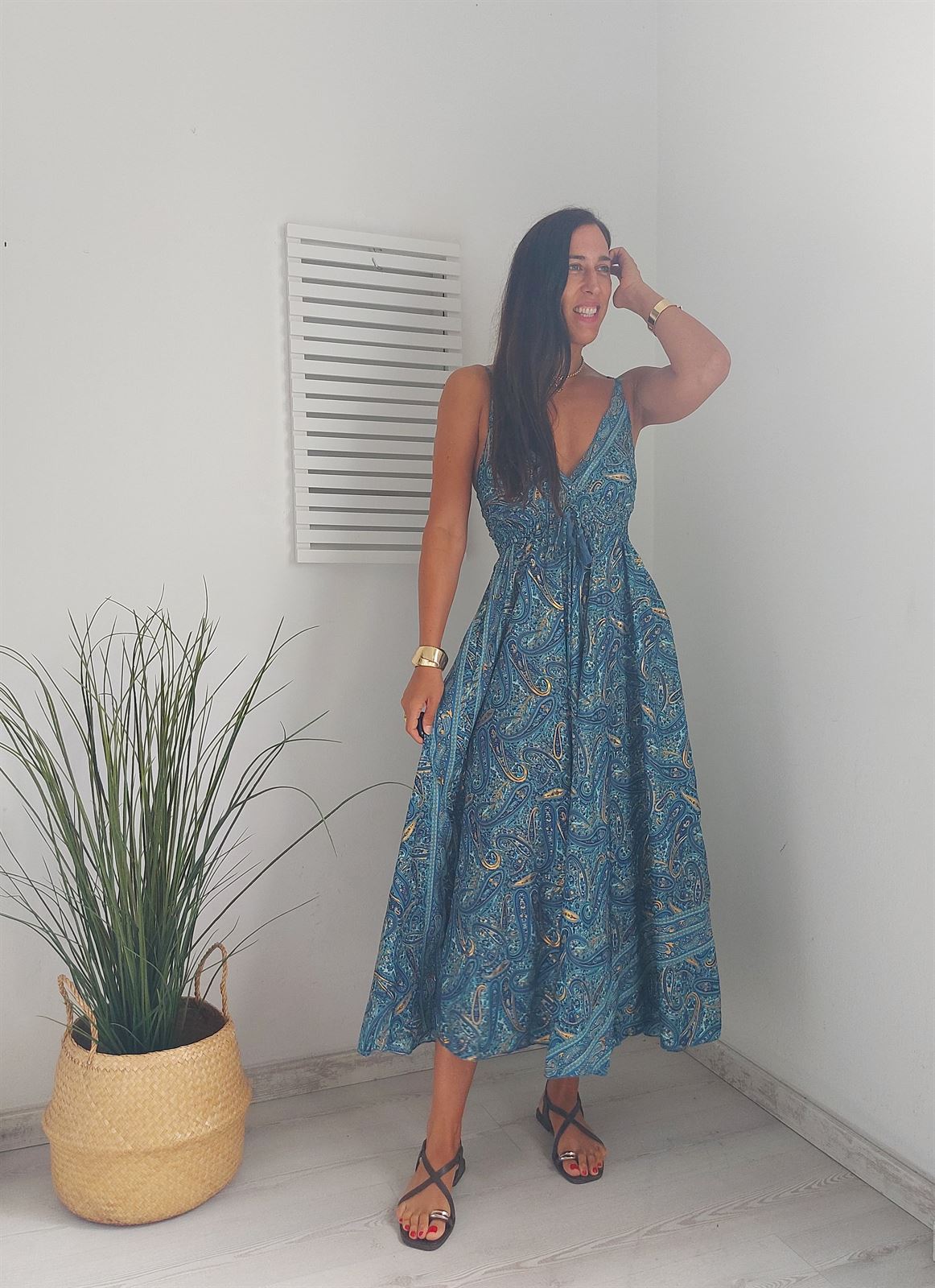 VESTIDO INDI AZUL - Imagen 1