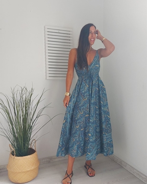 VESTIDO INDI AZUL - Imagen 1