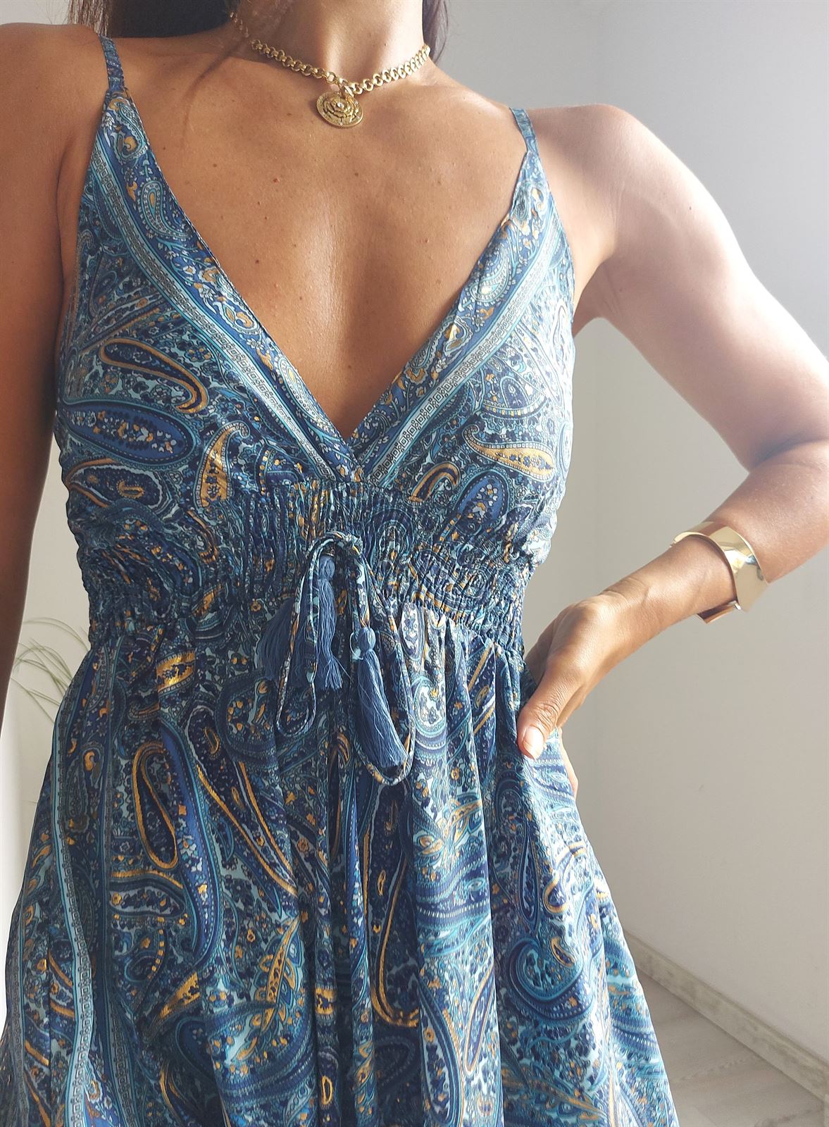 VESTIDO INDI AZUL - Imagen 2