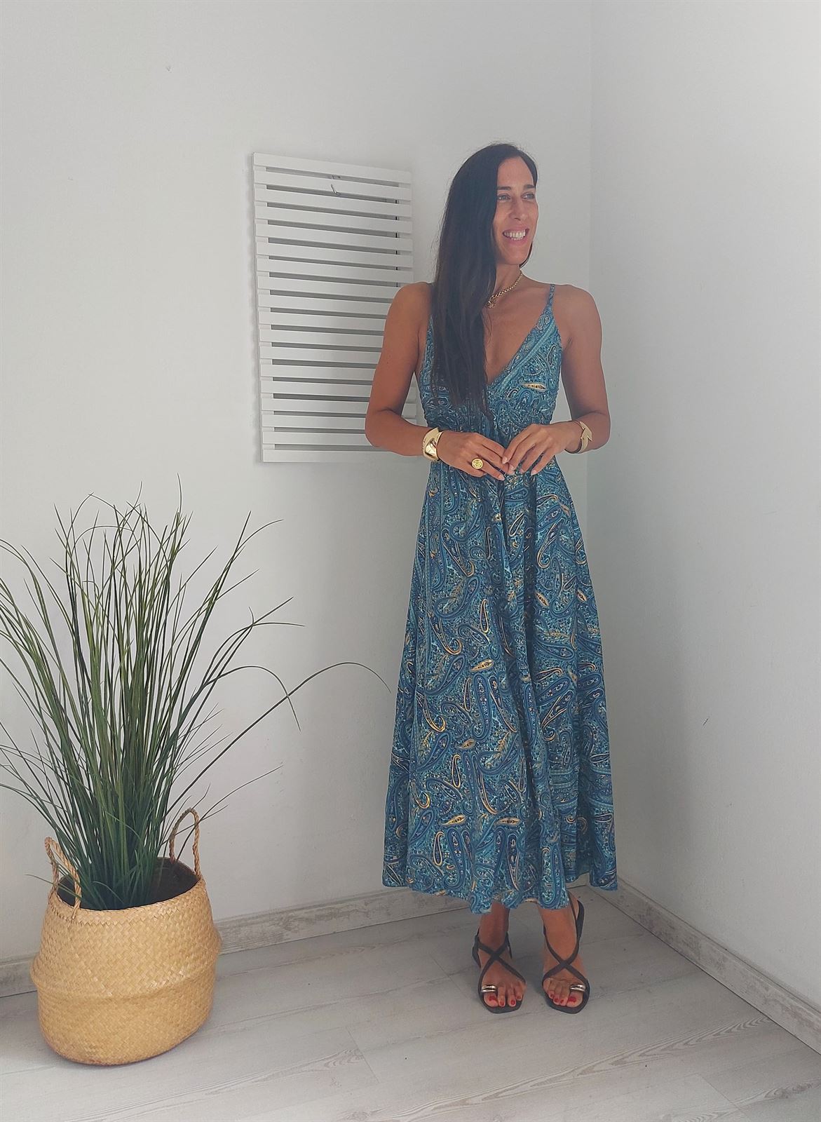 VESTIDO INDI AZUL - Imagen 5