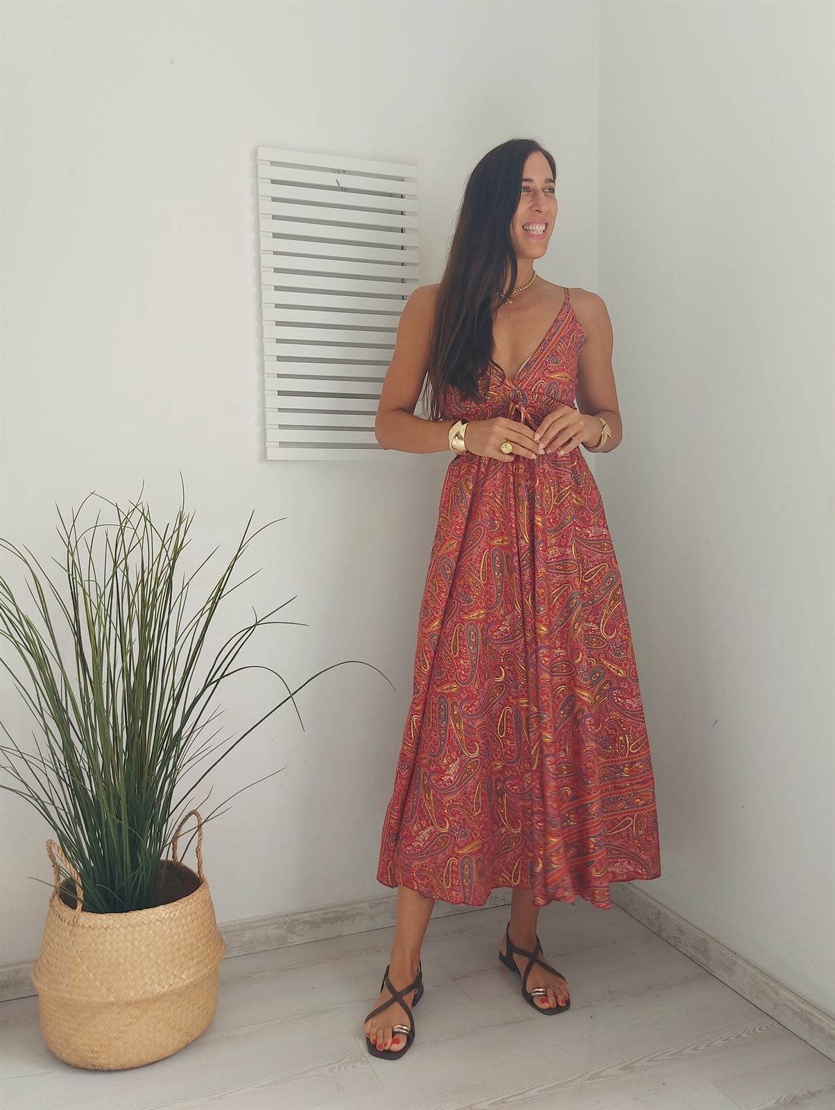 VESTIDO INDI ROJO - Imagen 3