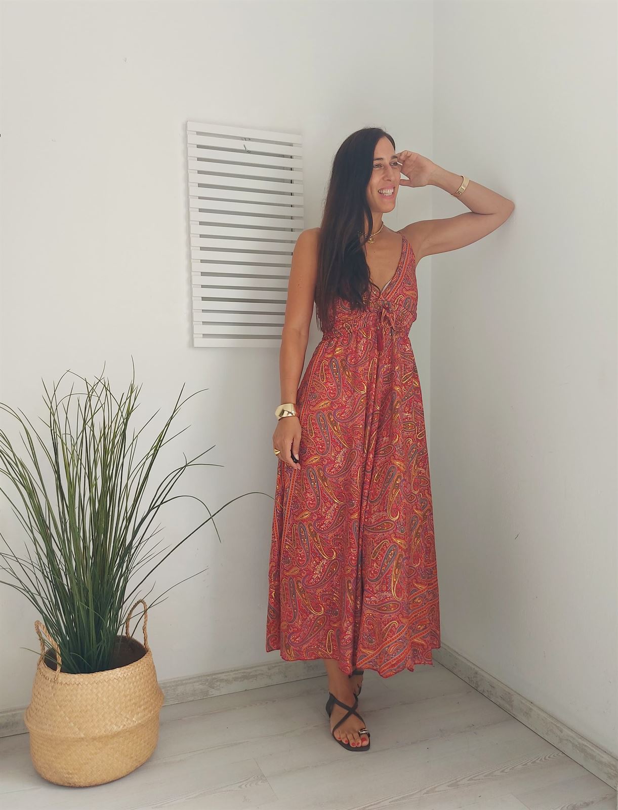 VESTIDO INDI ROJO - Imagen 5