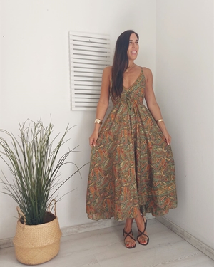 VESTIDO INDI VERDE - Imagen 1