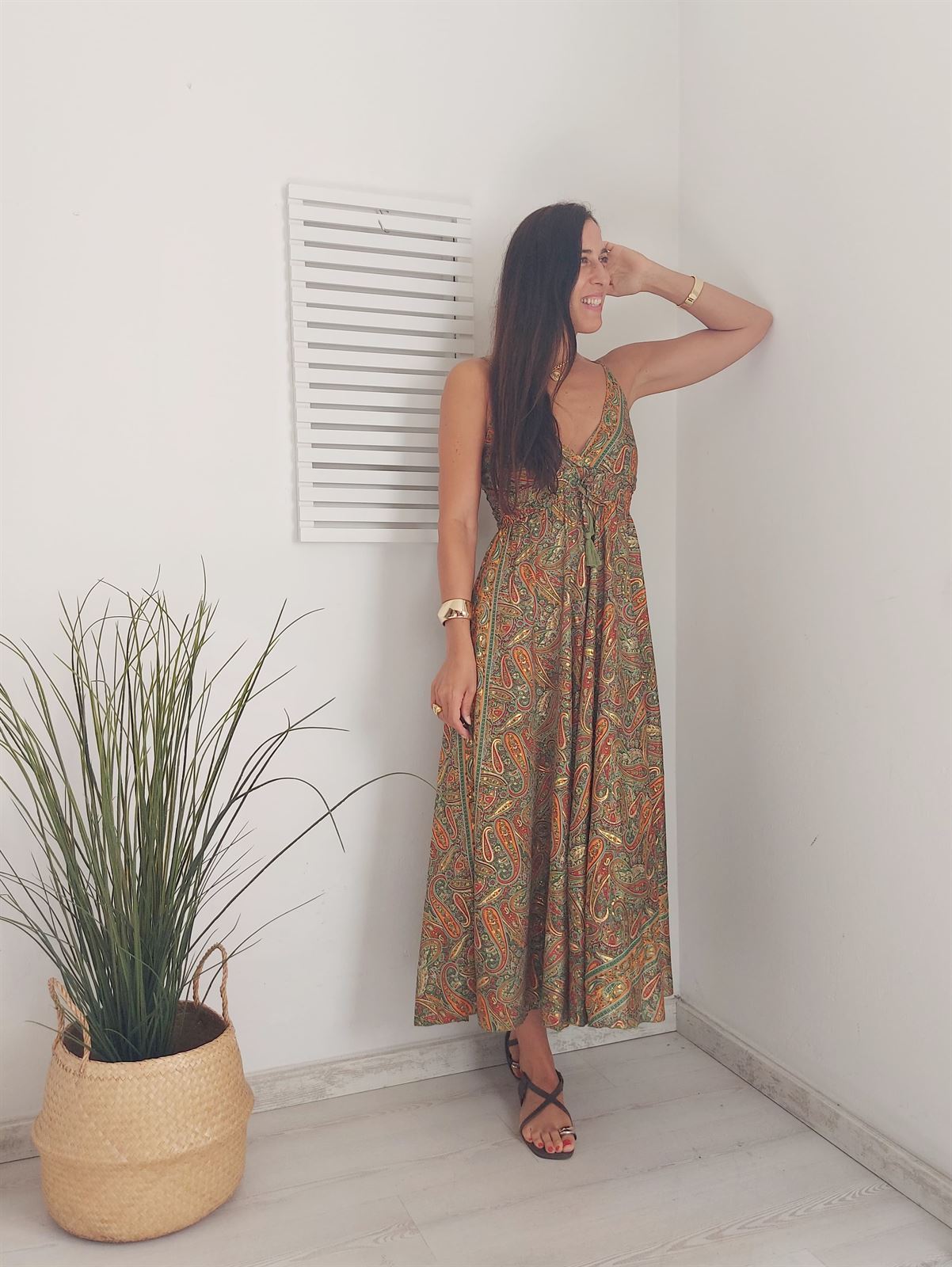 VESTIDO INDI VERDE - Imagen 4