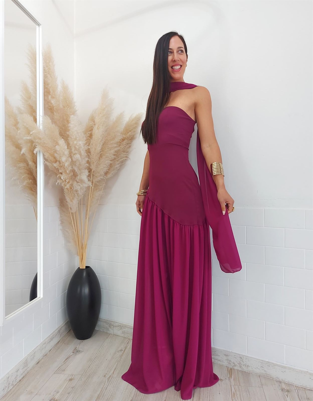 VESTIDO IRENE BUGANVILLA - Imagen 4