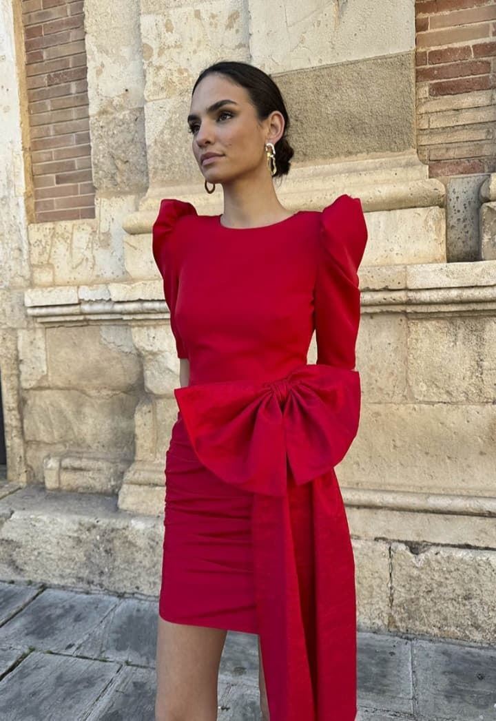 VESTIDO IRISA ROJO - Imagen 3