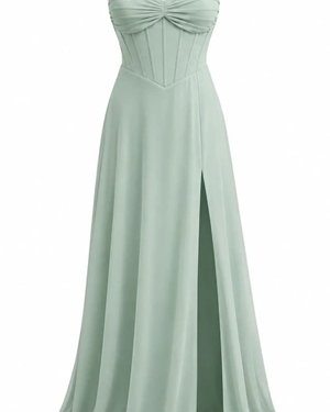 VESTIDO JUDITH VERDE MENTA - Imagen 1