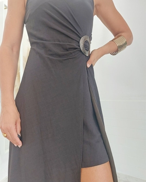 VESTIDO JULY CHOCOLATE - Imagen 2