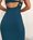 VESTIDO KAILY AZUL PETRÓLEO - Imagen 1