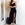 VESTIDO LARGO TERCIOPELO NEGRO - Imagen 1