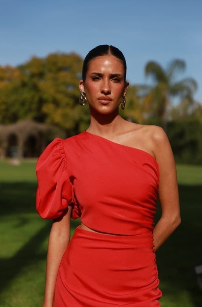VESTIDO LEILA ASIMÉTRICO CUT-OUT - Imagen 3