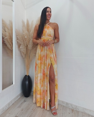 VESTIDO LENA AMARILLO - Imagen 1