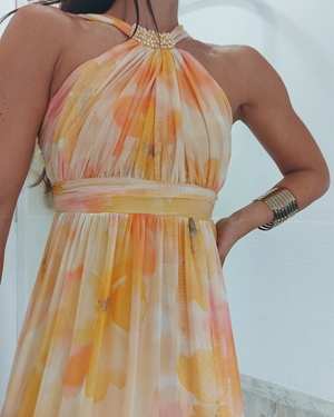 VESTIDO LENA AMARILLO - Imagen 2