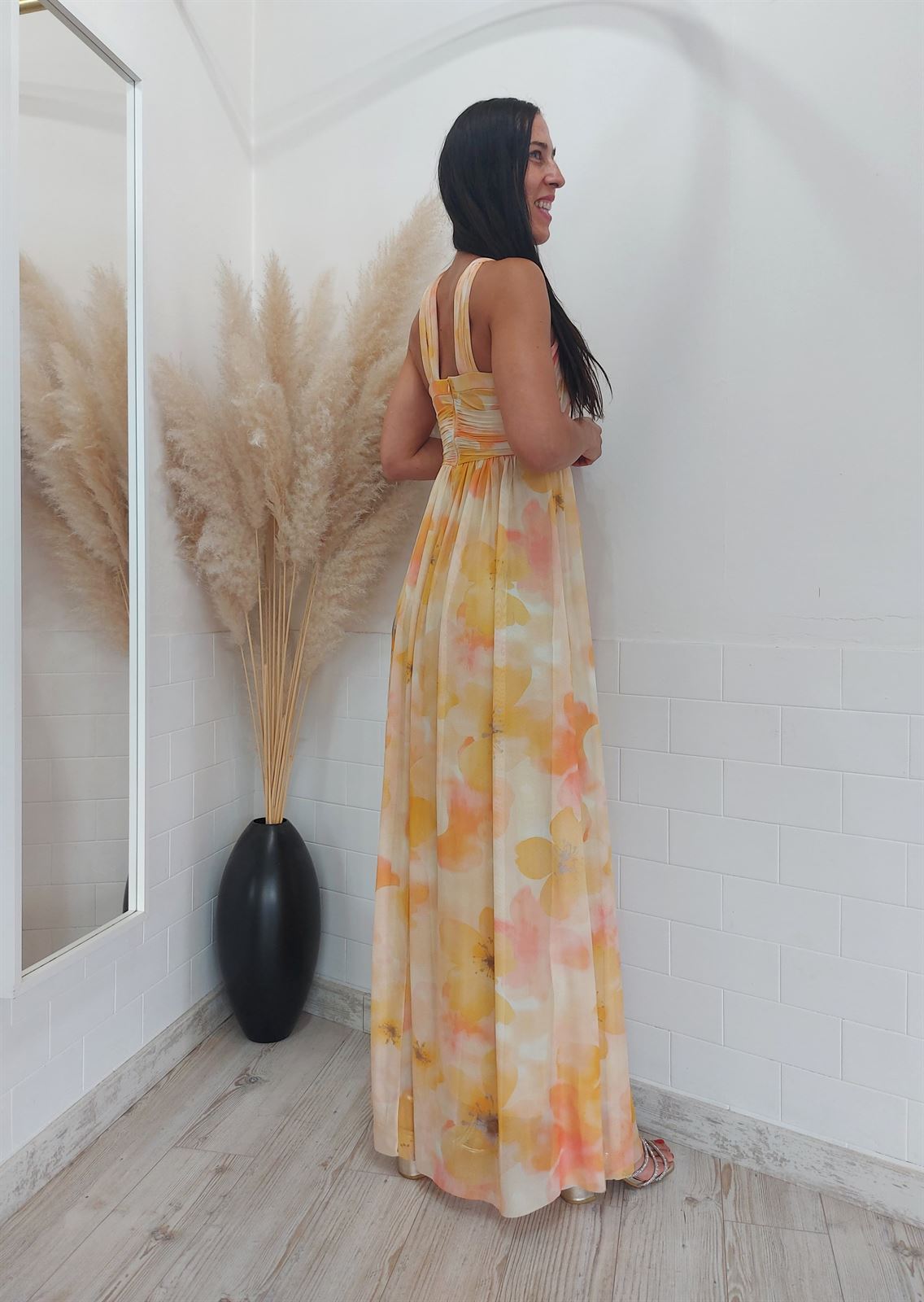 VESTIDO LENA AMARILLO - Imagen 4