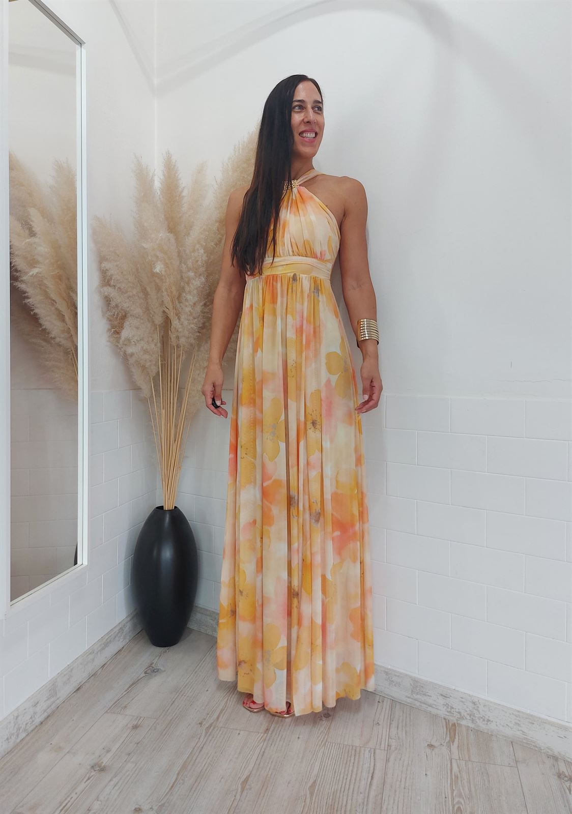 VESTIDO LENA AMARILLO - Imagen 5