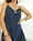 VESTIDO LISO MARINO - Imagen 2