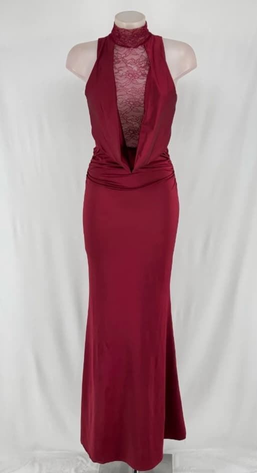 VESTIDO LORA BURDEOS - Imagen 1