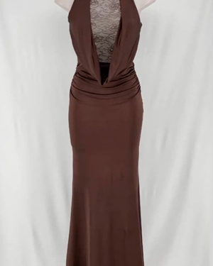 VESTIDO LORA CHOCOLATE - Imagen 2