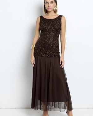 VESTIDO LUA CHOCOLATE - Imagen 1