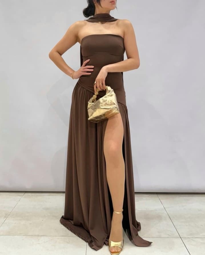 VESTIDO LUBRE CHOCOLATE - Imagen 3