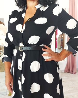 VESTIDO MAO BLACK & WHITE - Imagen 2