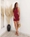 VESTIDO MARIELA BURDEOS - Imagen 1