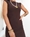 VESTIDO MIDI CHOCOLATE - Imagen 2