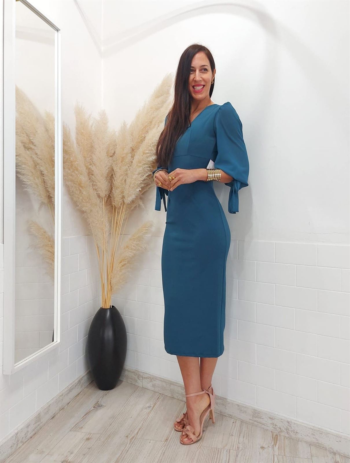VESTIDO MIDI LUNA - Imagen 2