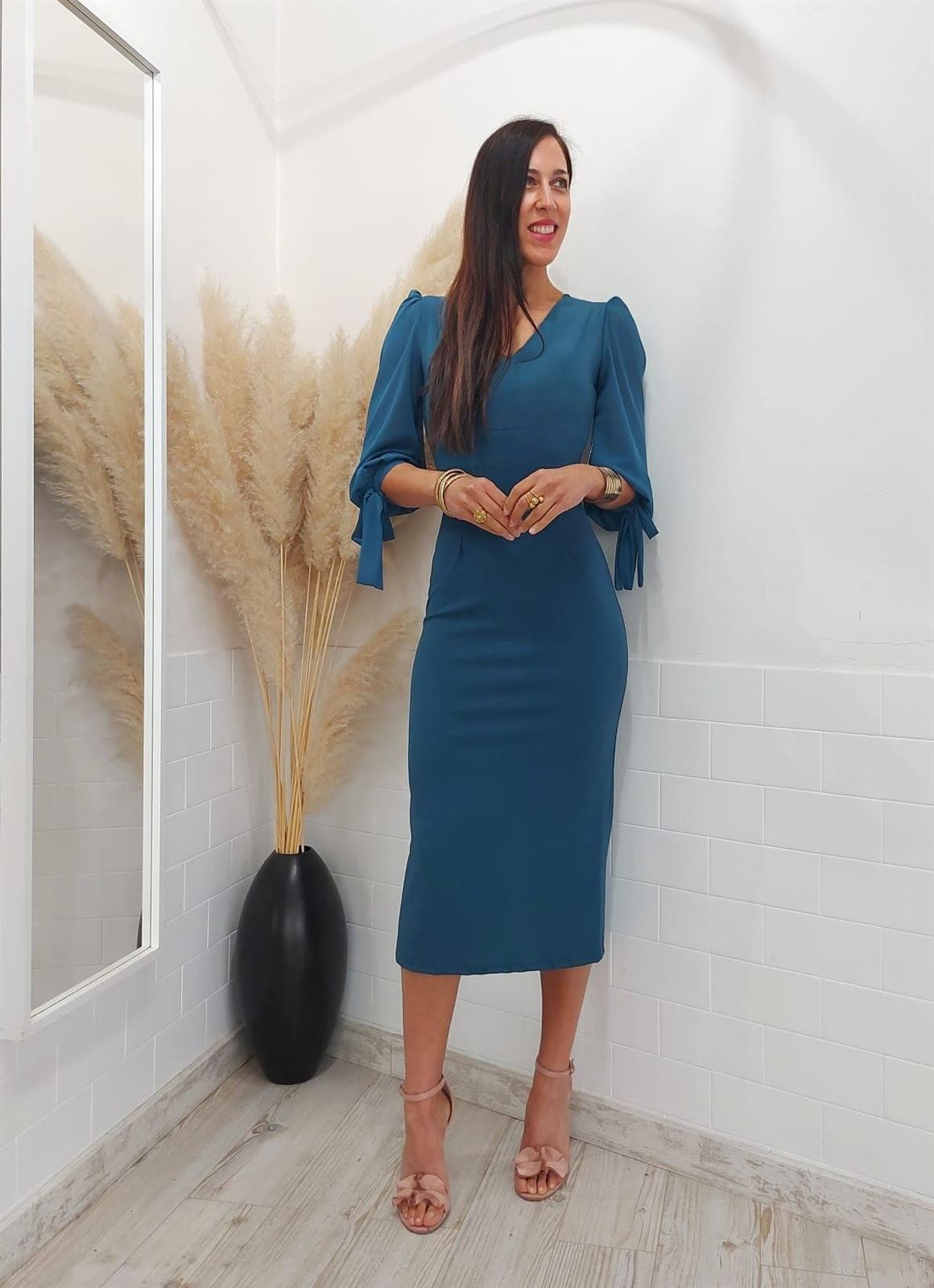 VESTIDO MIDI LUNA - Imagen 6