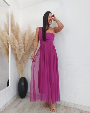 VESTIDO MULTIPOSICION TUL BUGANVILLA - Imagen 1