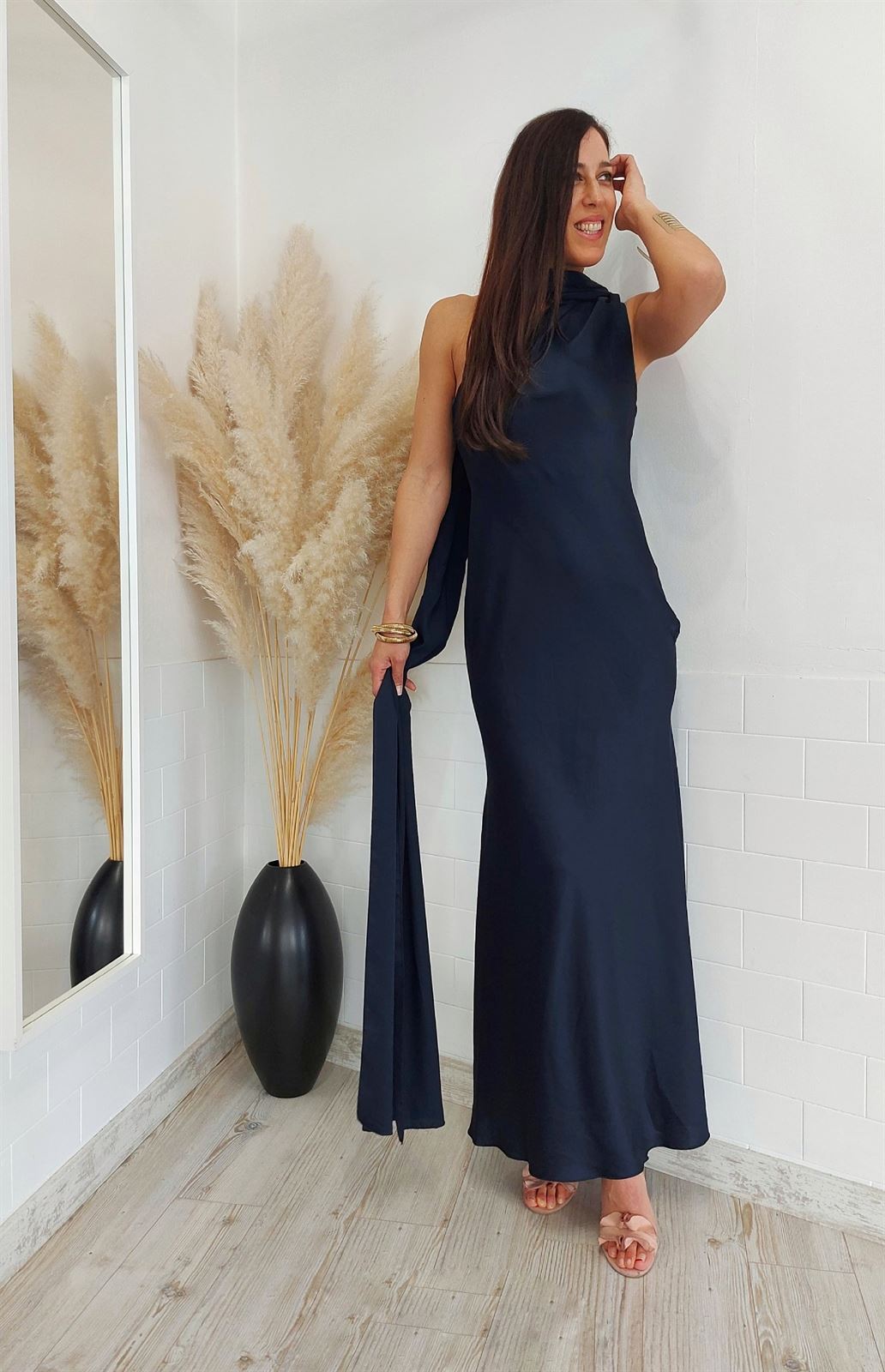 VESTIDO NAZCA MARINO - Imagen 1