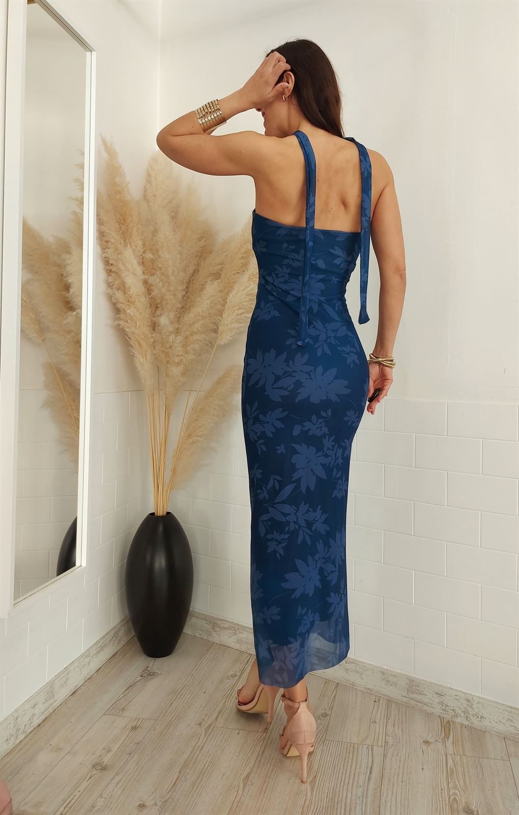 VESTIDO PARAISO AZUL - Imagen 3