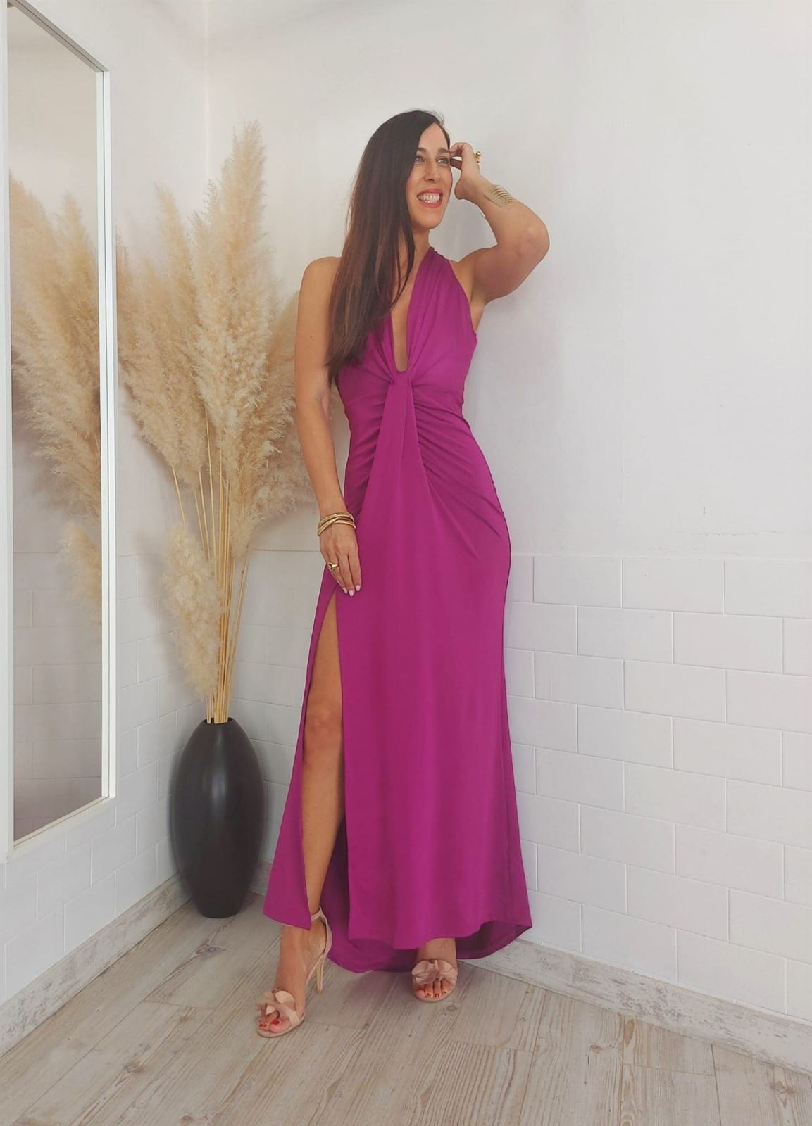 VESTIDO POMPEYA BUGANVILLA - Imagen 5