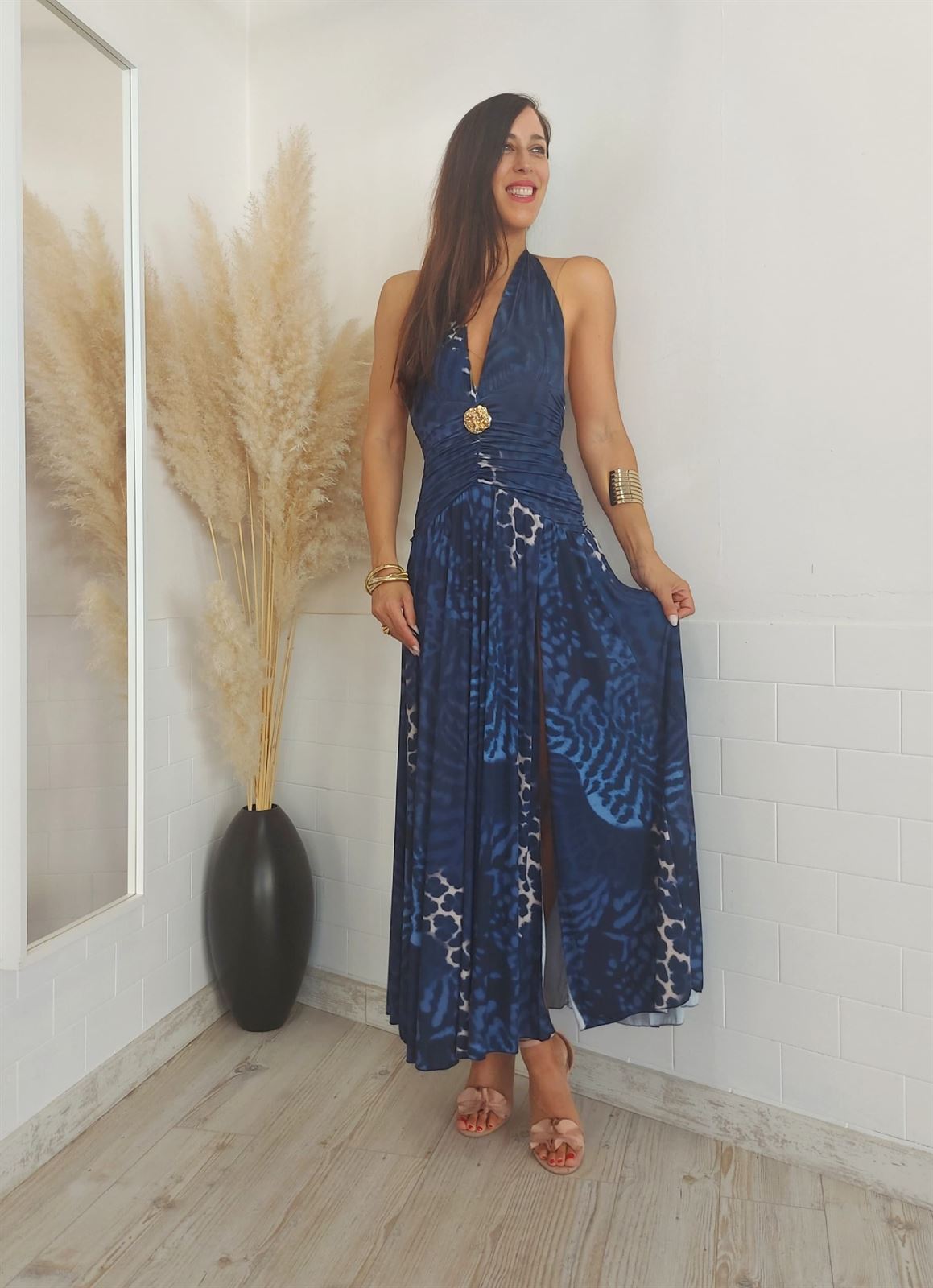 VESTIDO SALOU MARINO - Imagen 3