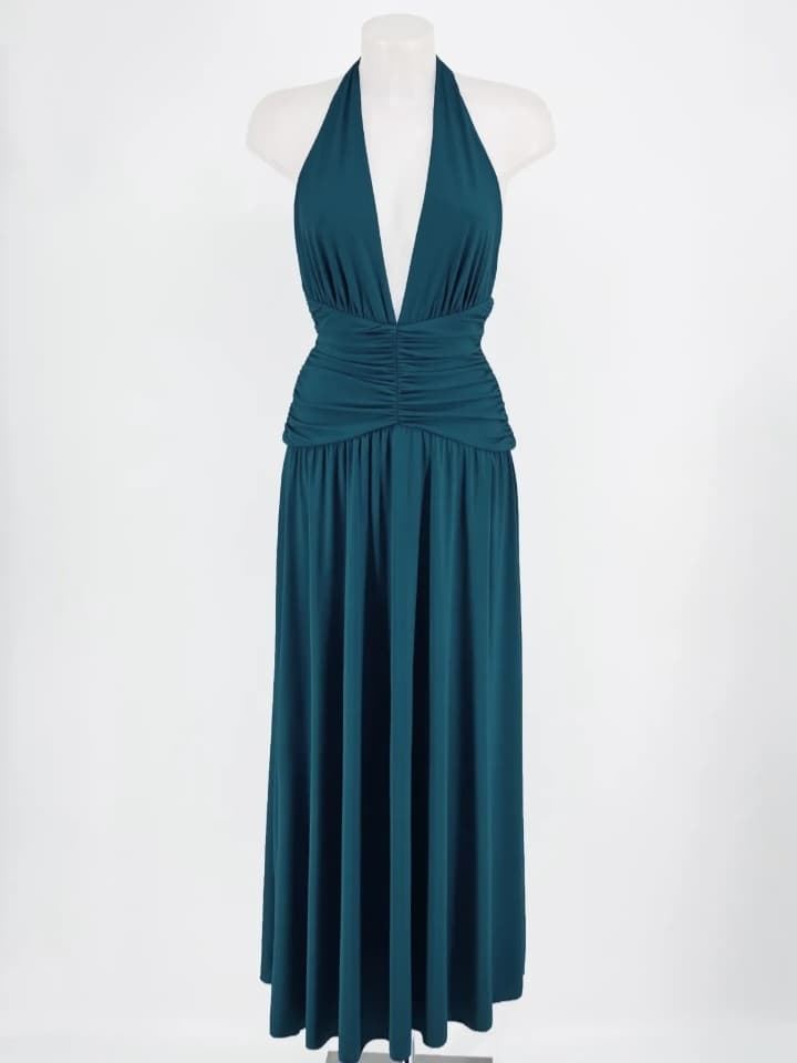 VESTIDO SALOU PETROLEO - Imagen 1