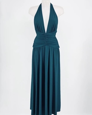 VESTIDO SALOU PETROLEO - Imagen 1
