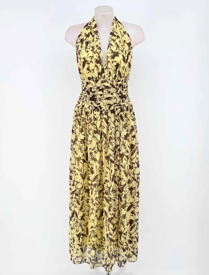 VESTIDO SELVA AMARILLO - Imagen 4