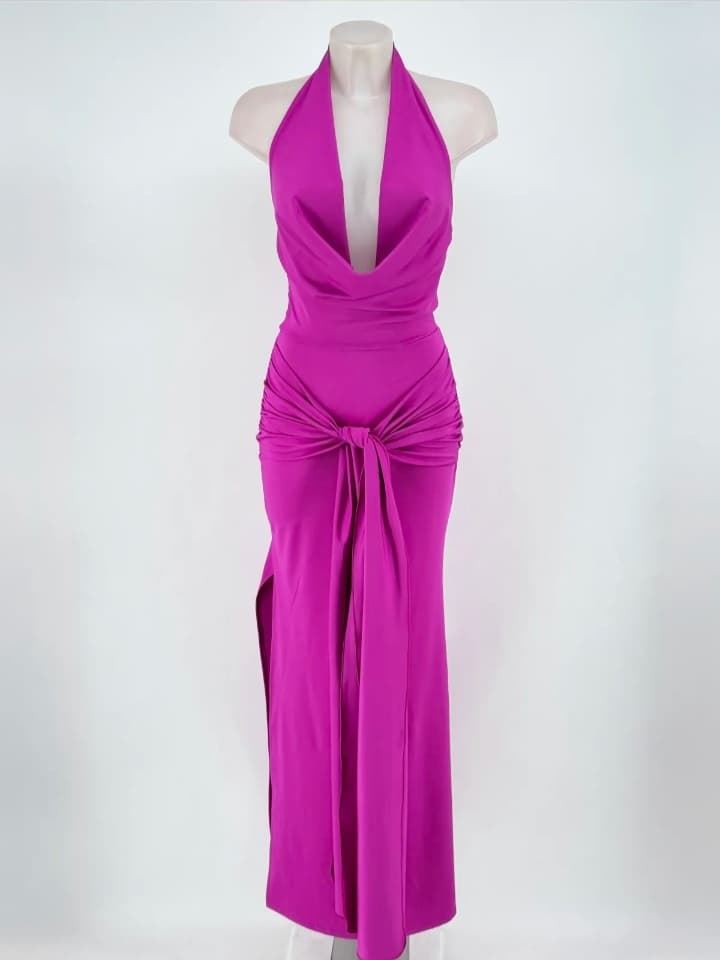VESTIDO SOFIA FUCSIA - Imagen 1