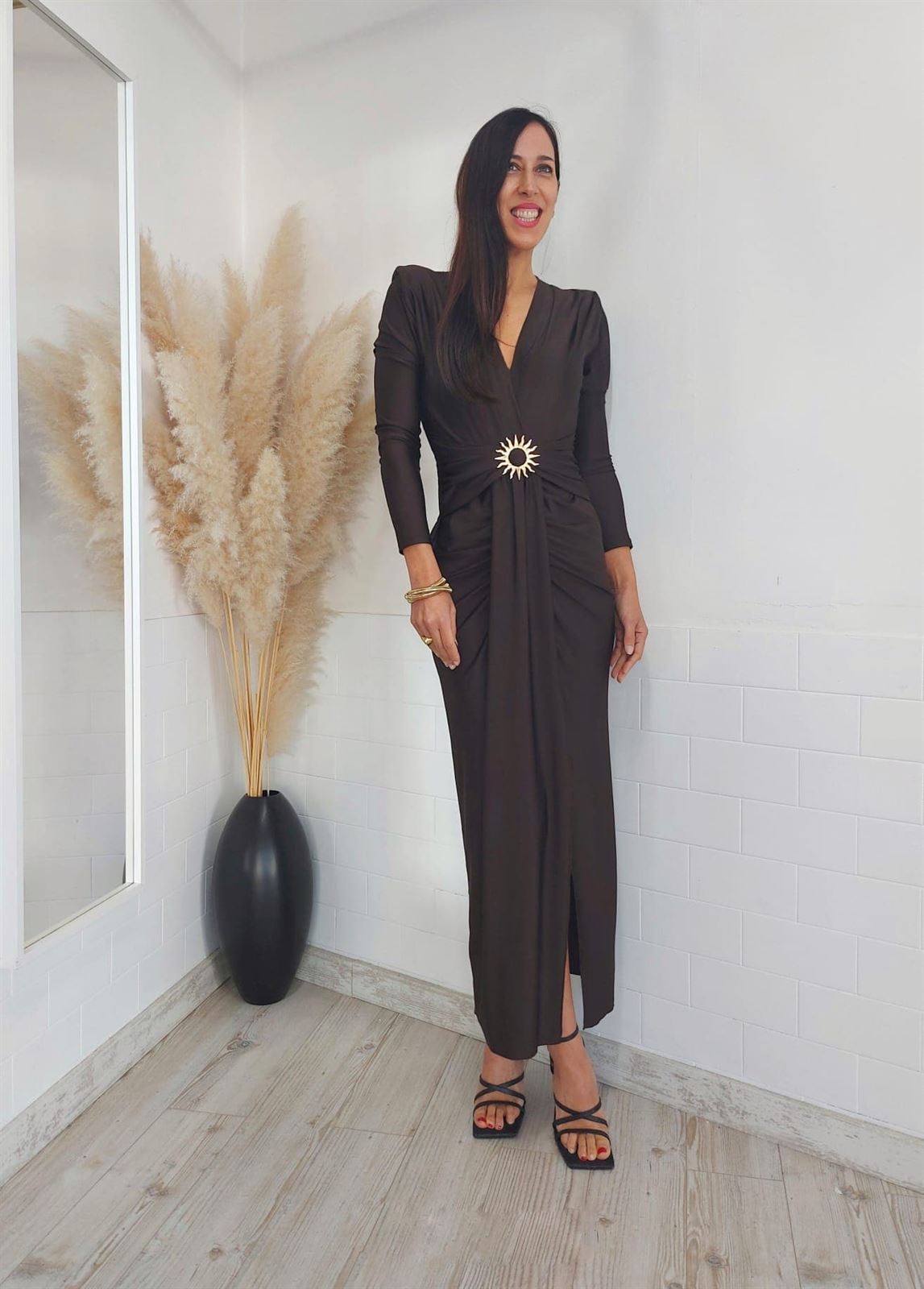 VESTIDO SOL CHOCOLATE - Imagen 4