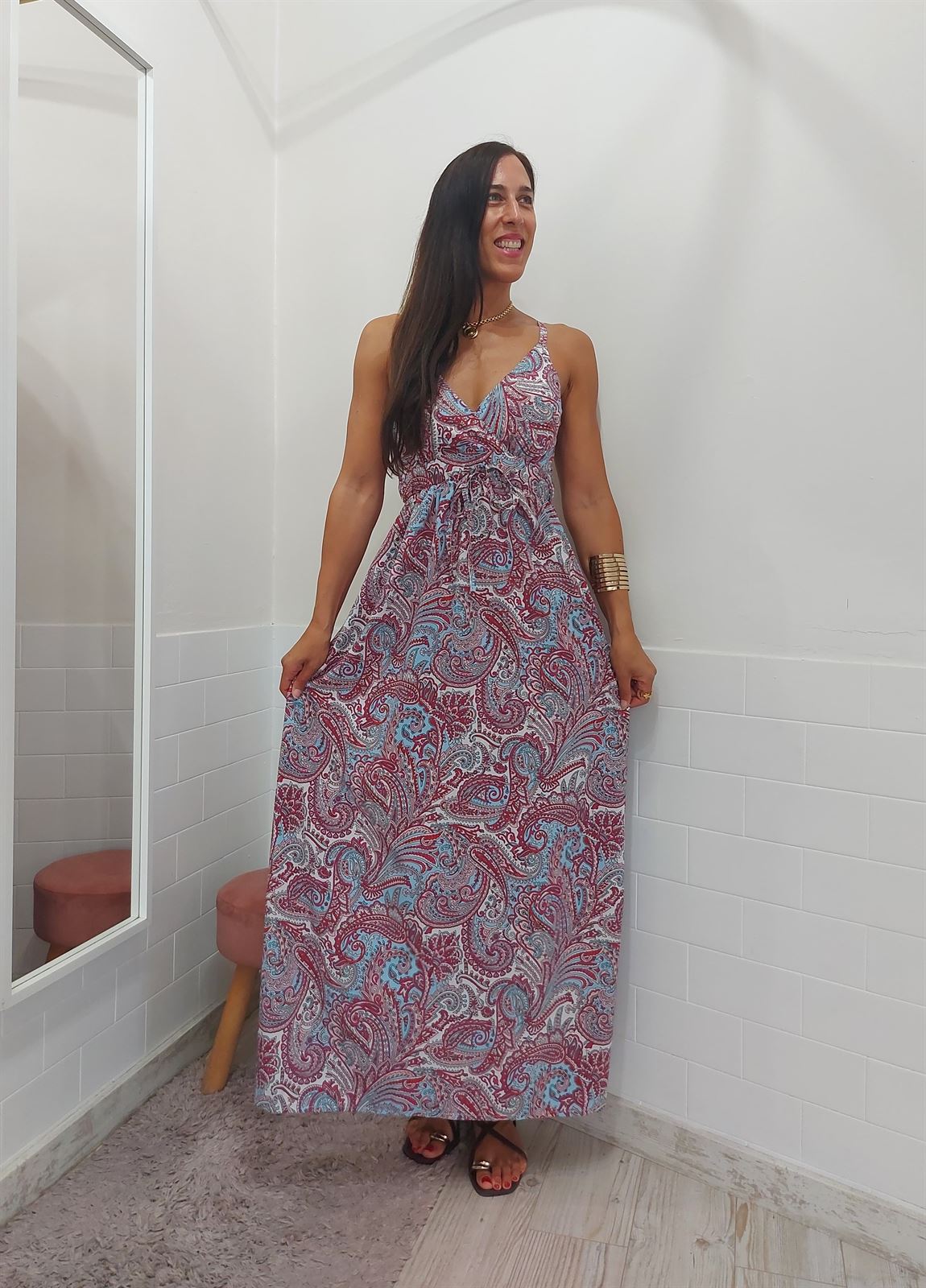 VESTIDO SUMMER ROSA - Imagen 3