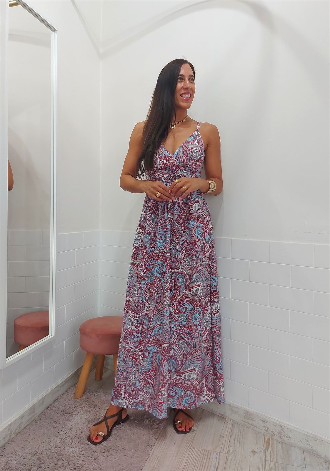 VESTIDO SUMMER ROSA - Imagen 4